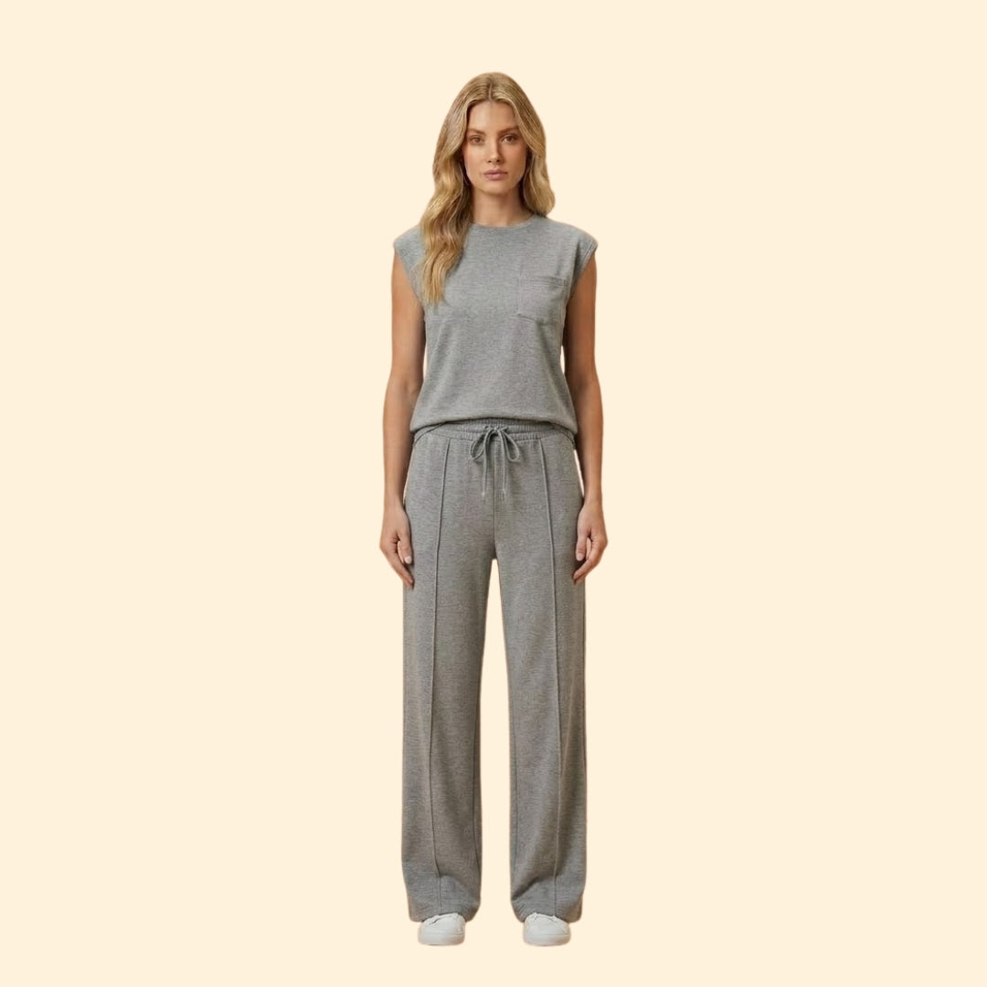 Women's Two-Piece Set with Front Seams