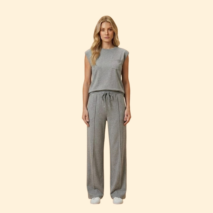 Women's Two-Piece Set with Front Seams