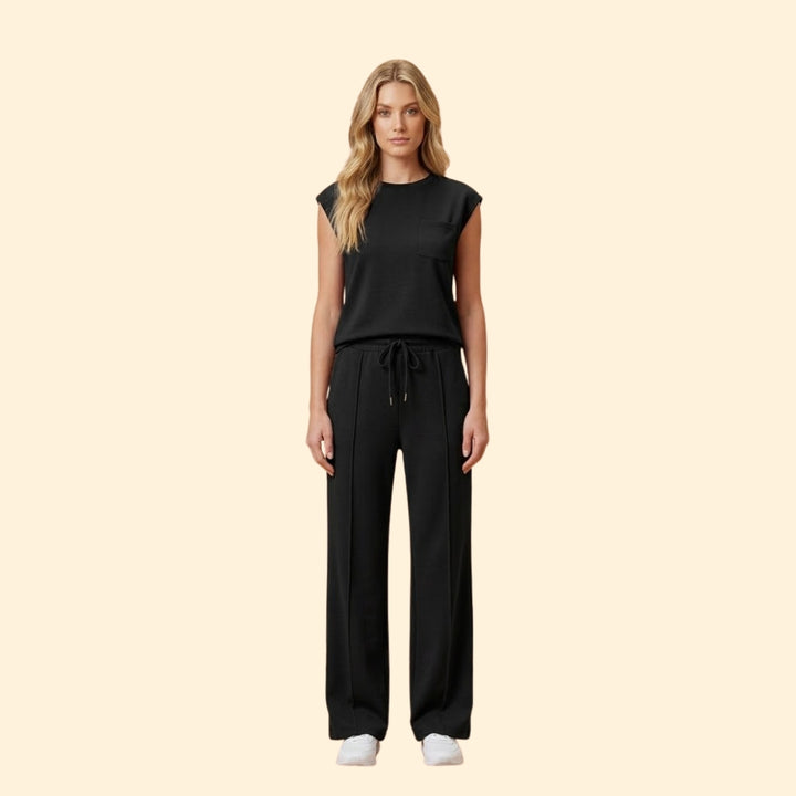 Women's Two-Piece Set with Front Seams