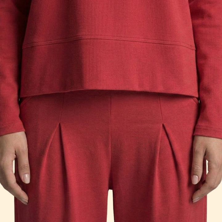 Women’s Two-Piece Set with Long Sleeve Top