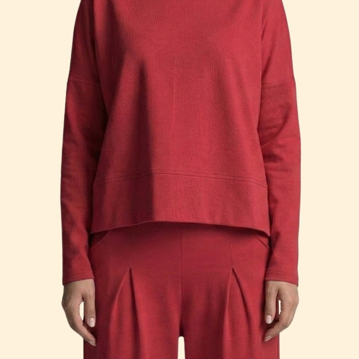 Women’s Two-Piece Set with Long Sleeve Top