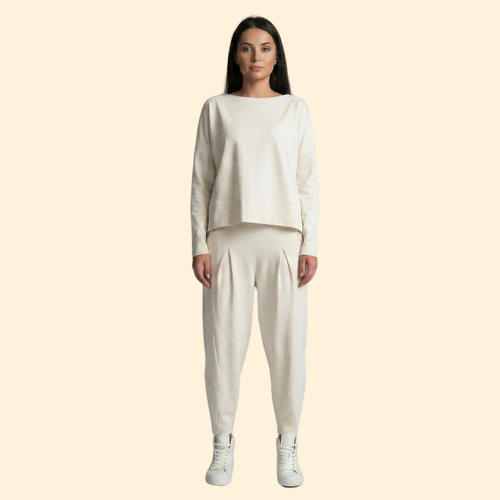 Women’s Two-Piece Set with Long Sleeve Top