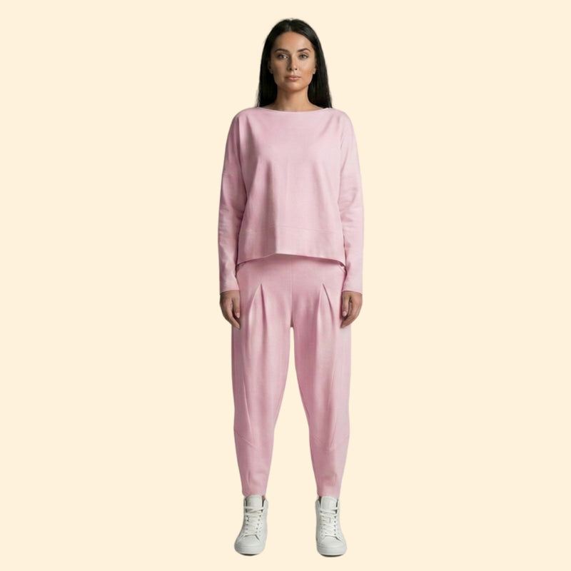 Women’s Two-Piece Set with Long Sleeve Top