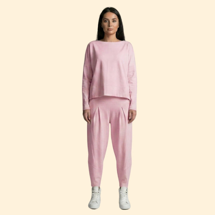 Women’s Two-Piece Set with Long Sleeve Top