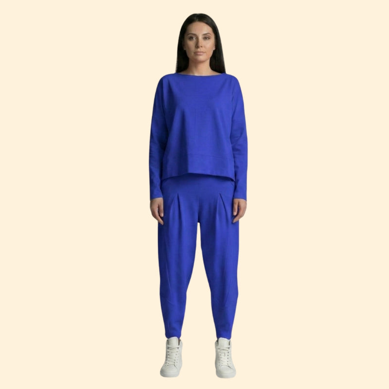 Women’s Two-Piece Set with Long Sleeve Top