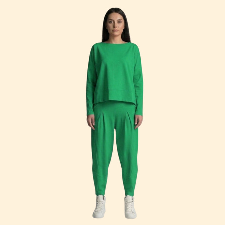 Women’s Two-Piece Set with Long Sleeve Top