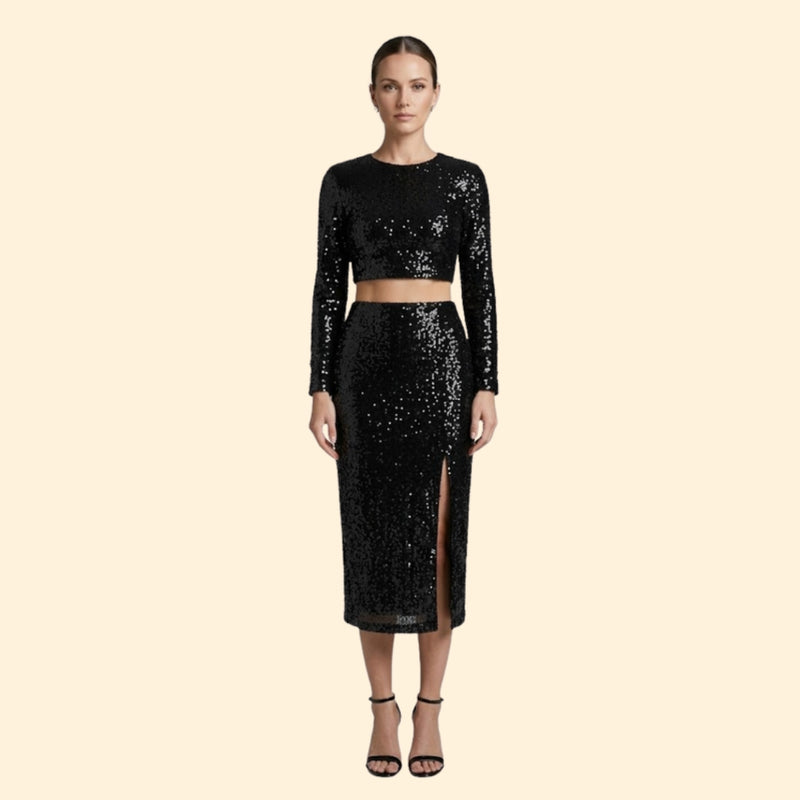Women’s Two-Piece Set with Side Slit