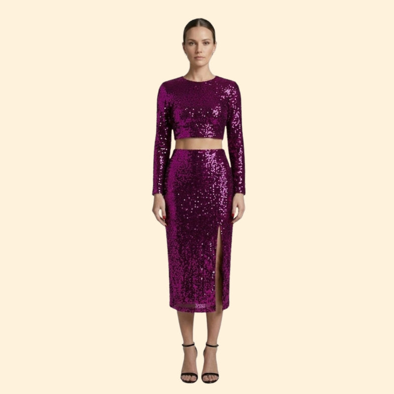 Women’s Two-Piece Set with Side Slit