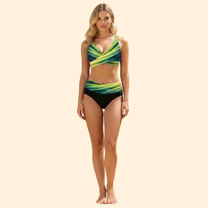 Women's Two-Piece Swimsuit with Adjustable Fit