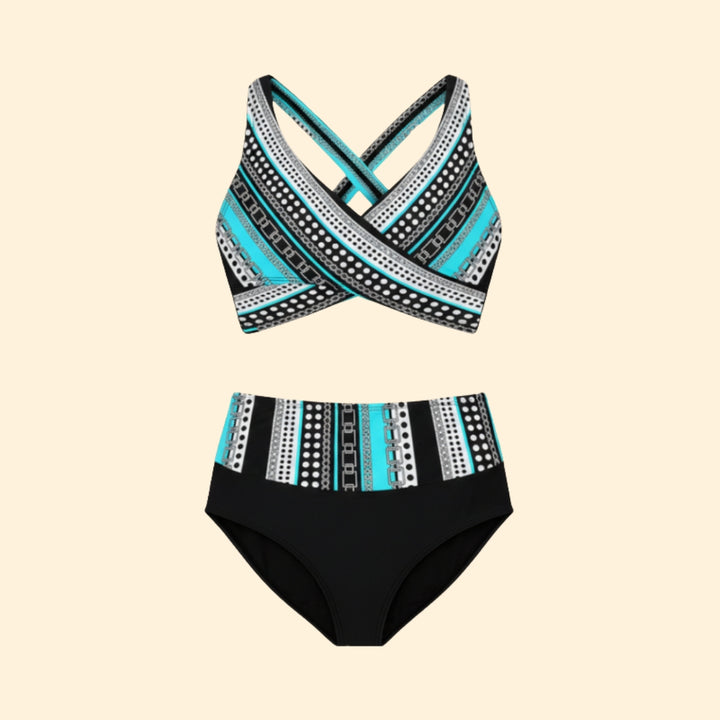 Women's Two-Piece Swimsuit with Adjustable Fit