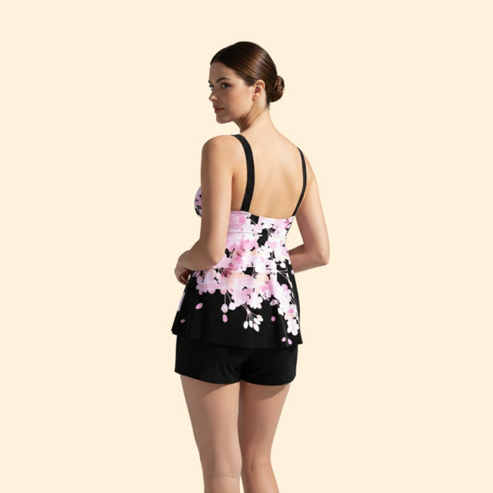 Women’s Two-Piece Swimsuit with Floral Print