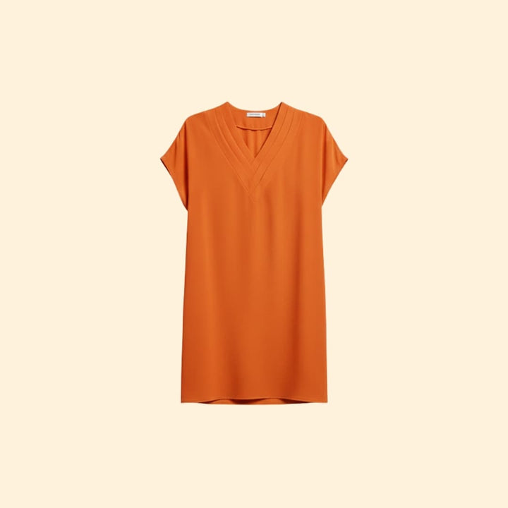 Women’s V-Neck Dress Relaxed Fit