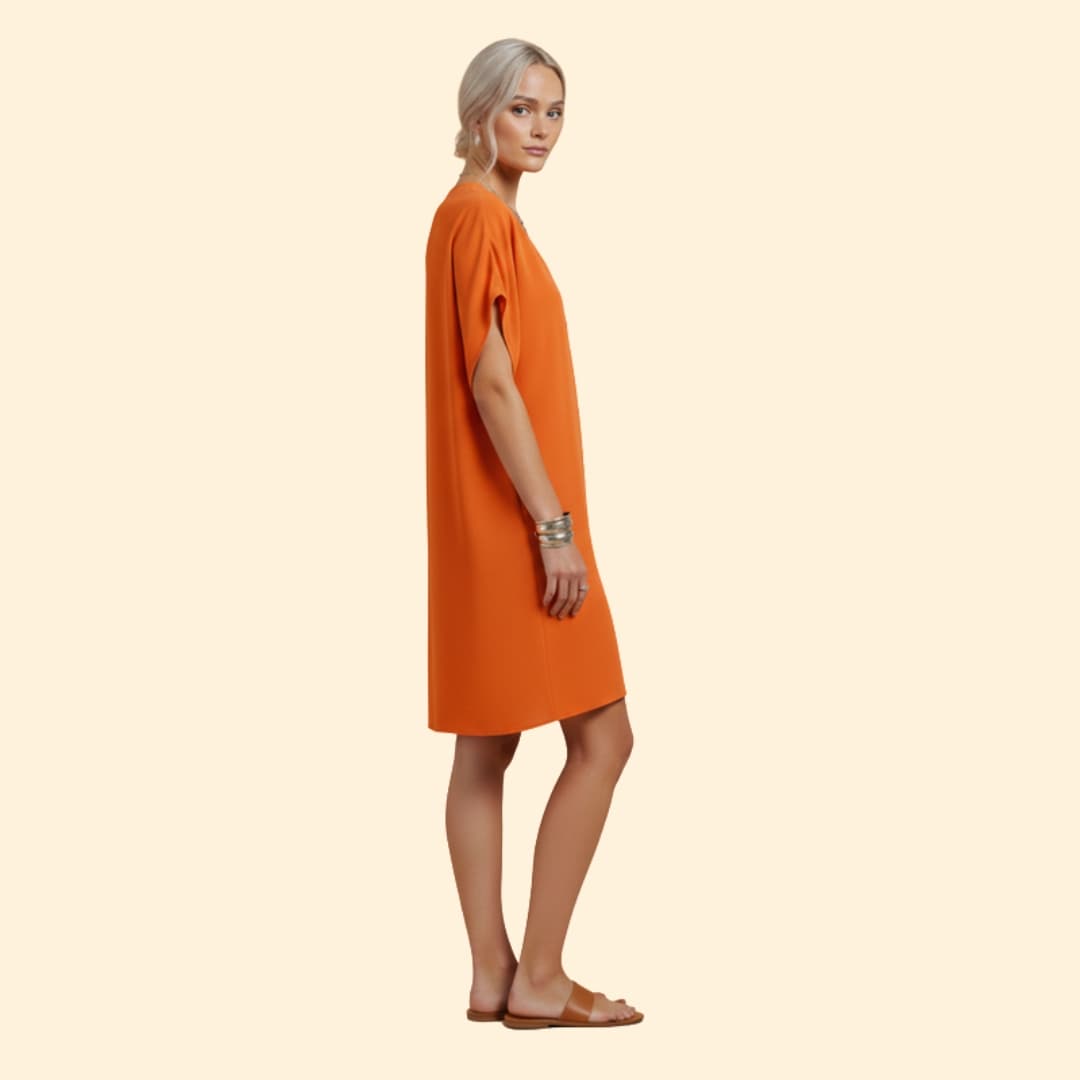 Women’s V-Neck Dress Relaxed Fit