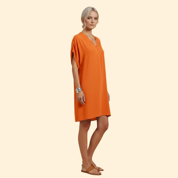 Women’s V-Neck Dress Relaxed Fit