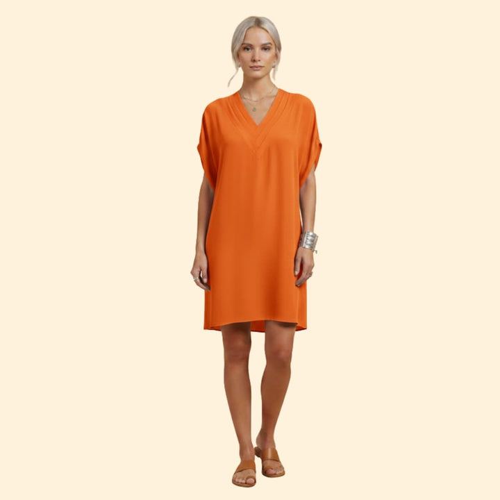 Women’s V-Neck Dress Relaxed Fit