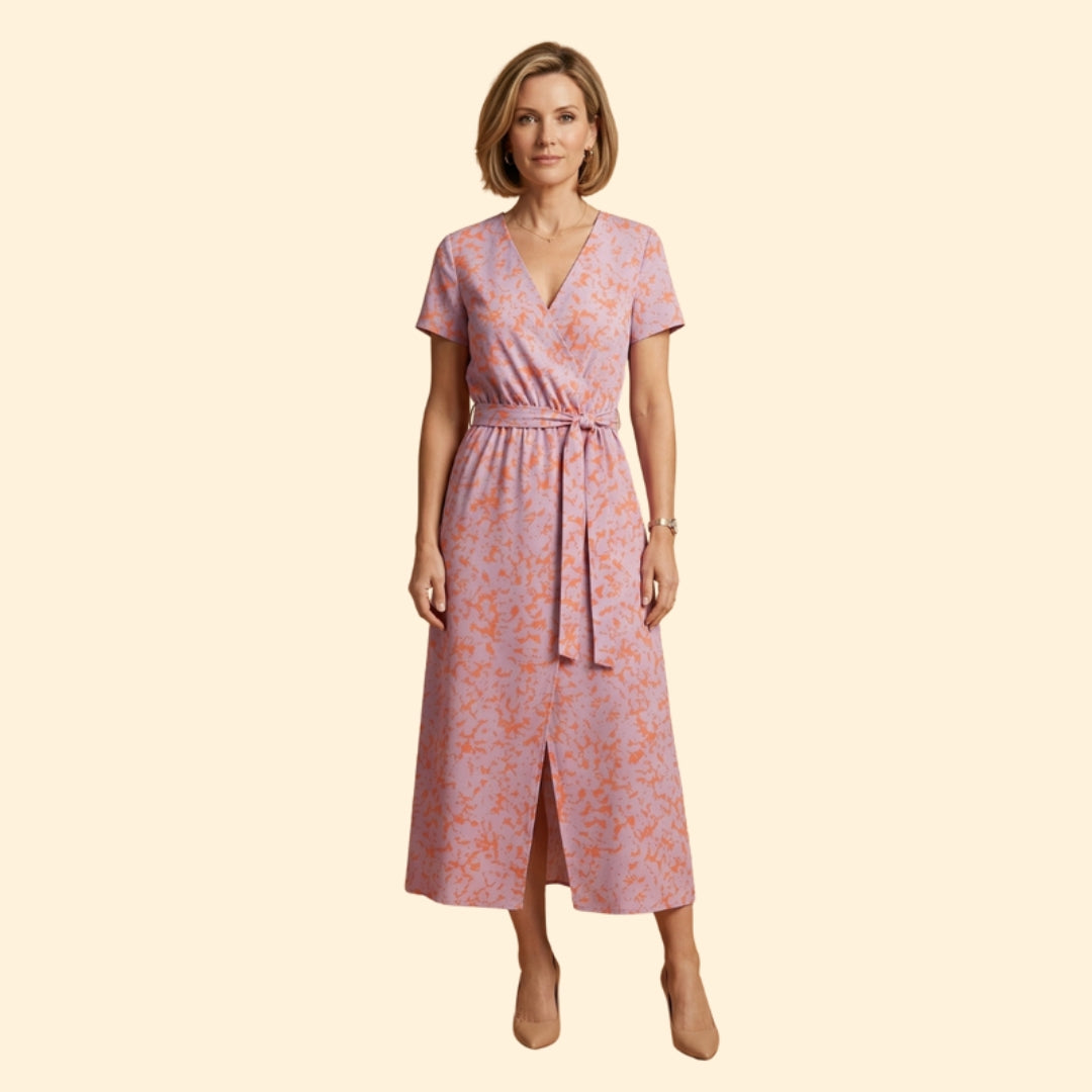 Women's V-Neck Dress Sleeveless