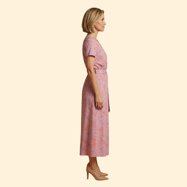 Women's V-Neck Dress Sleeveless