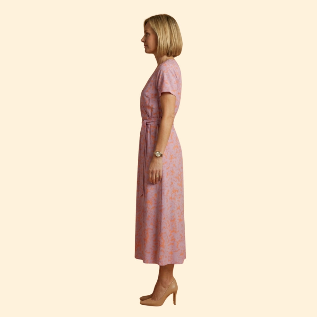 Women's V-Neck Dress Sleeveless