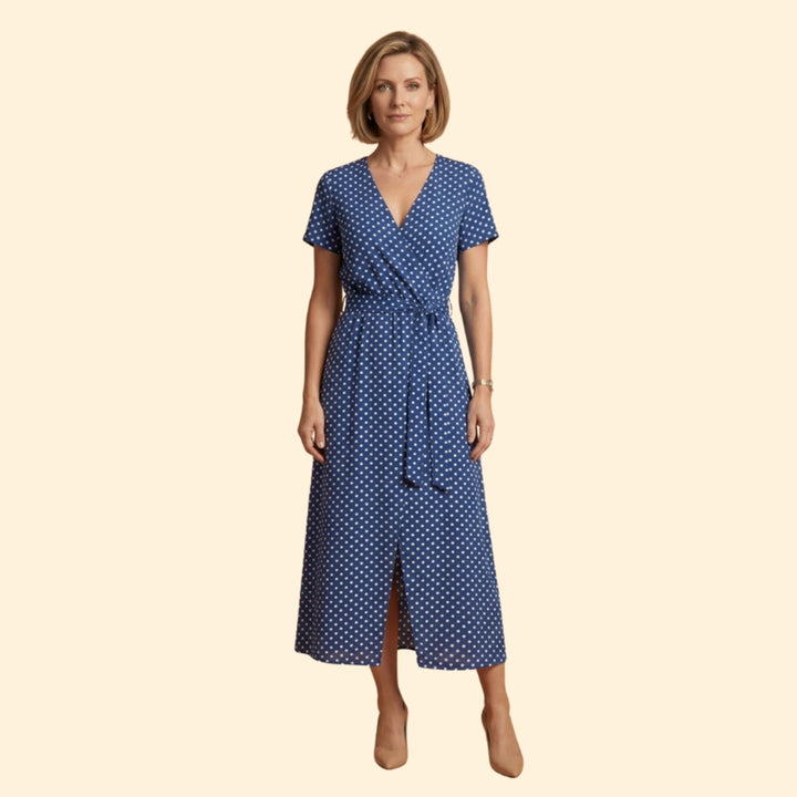 Women's V-Neck Dress Sleeveless