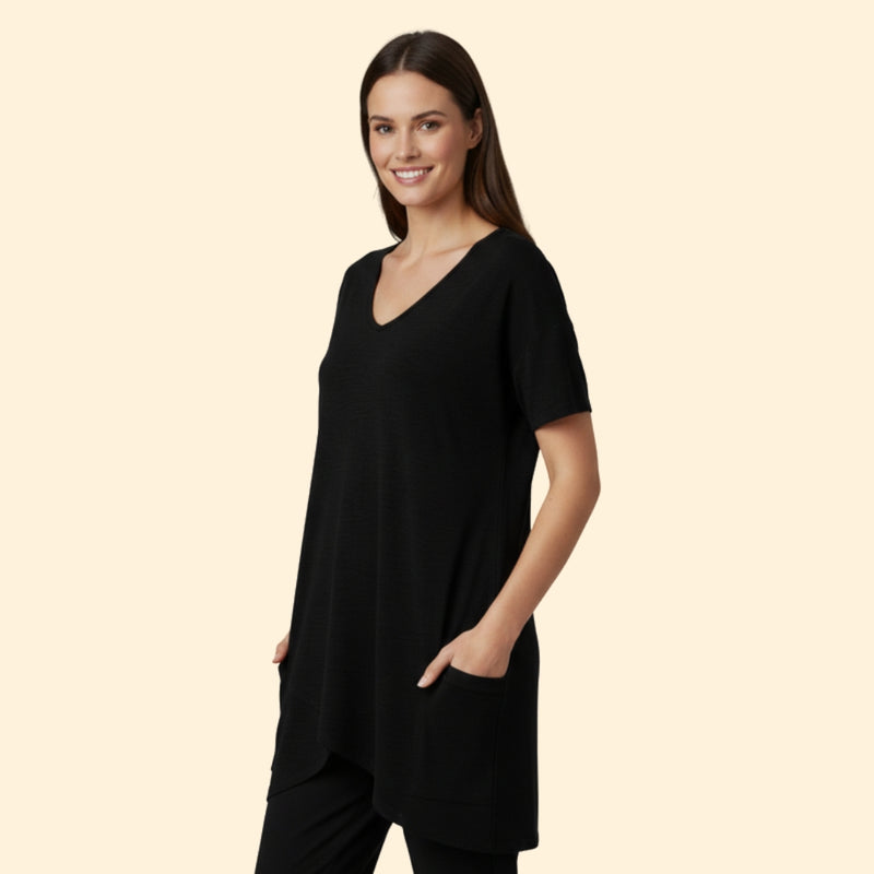 Women’s V-Neck T-Shirt with Pockets