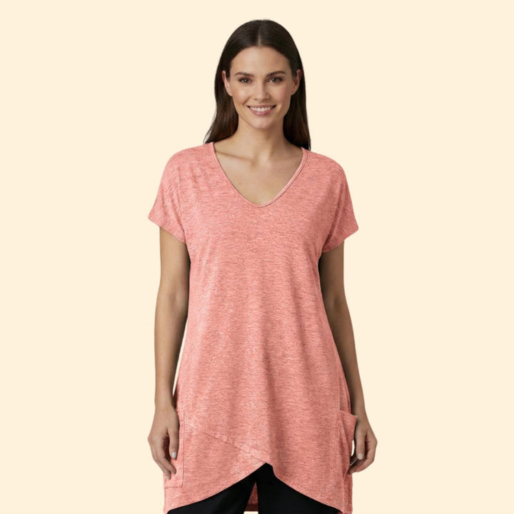 Women’s V-Neck T-Shirt with Pockets
