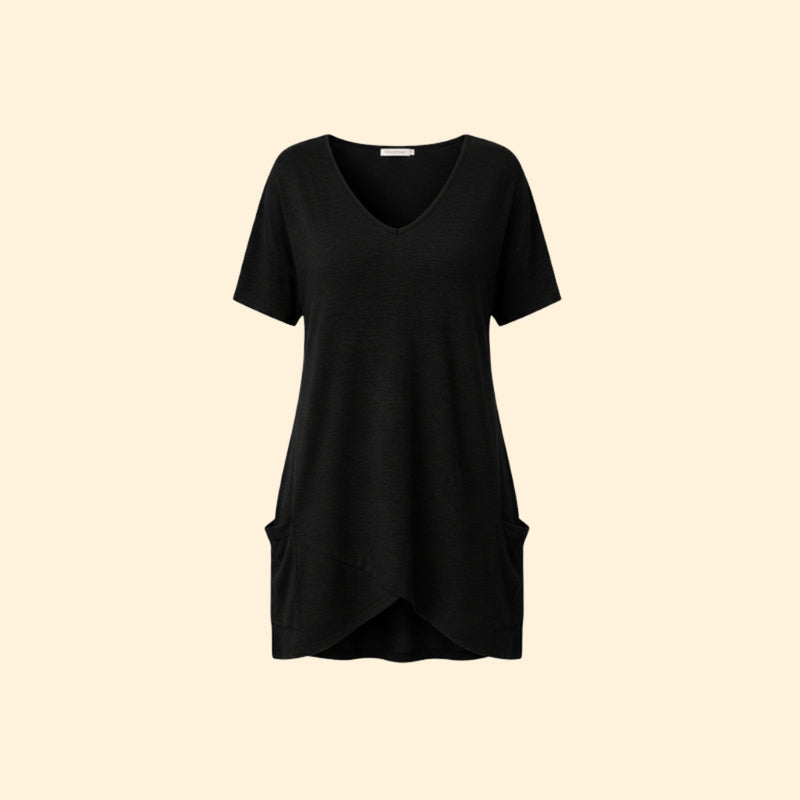 Women’s V-Neck T-Shirt with Pockets