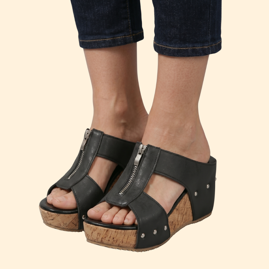 Women's Vintage Wedge Platform Sandals