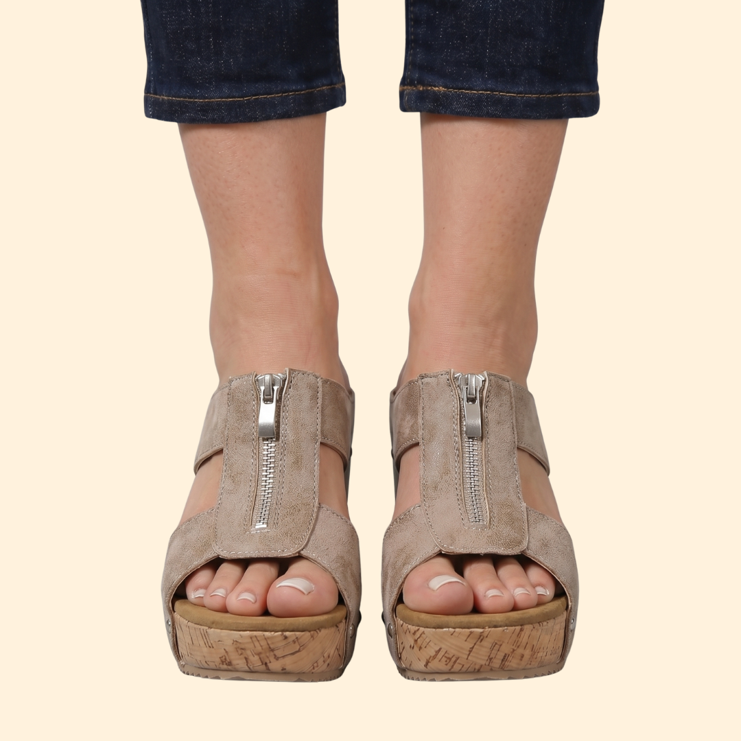 Women's Vintage Wedge Platform Sandals