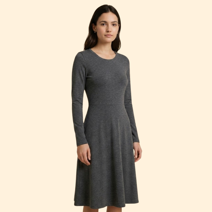 Women’s Wedding Guest Dress with Long Sleeves