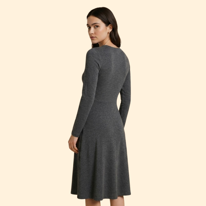 Women’s Wedding Guest Dress with Long Sleeves