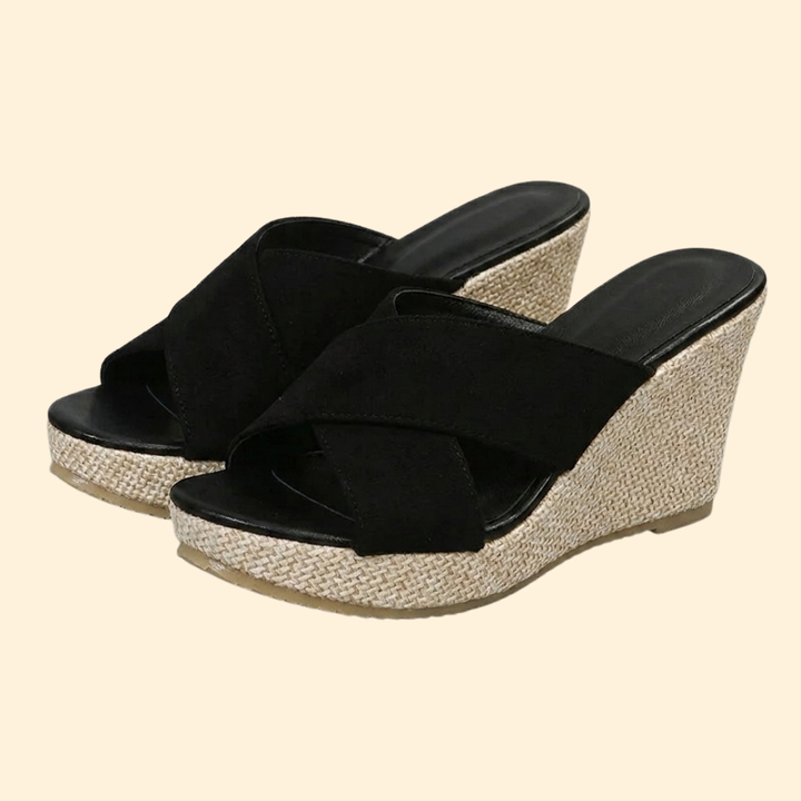 Women's Wedge Sandals with Straps