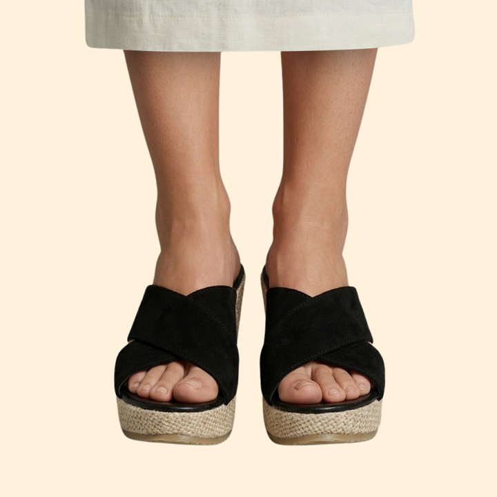 Women's Wedge Sandals with Straps