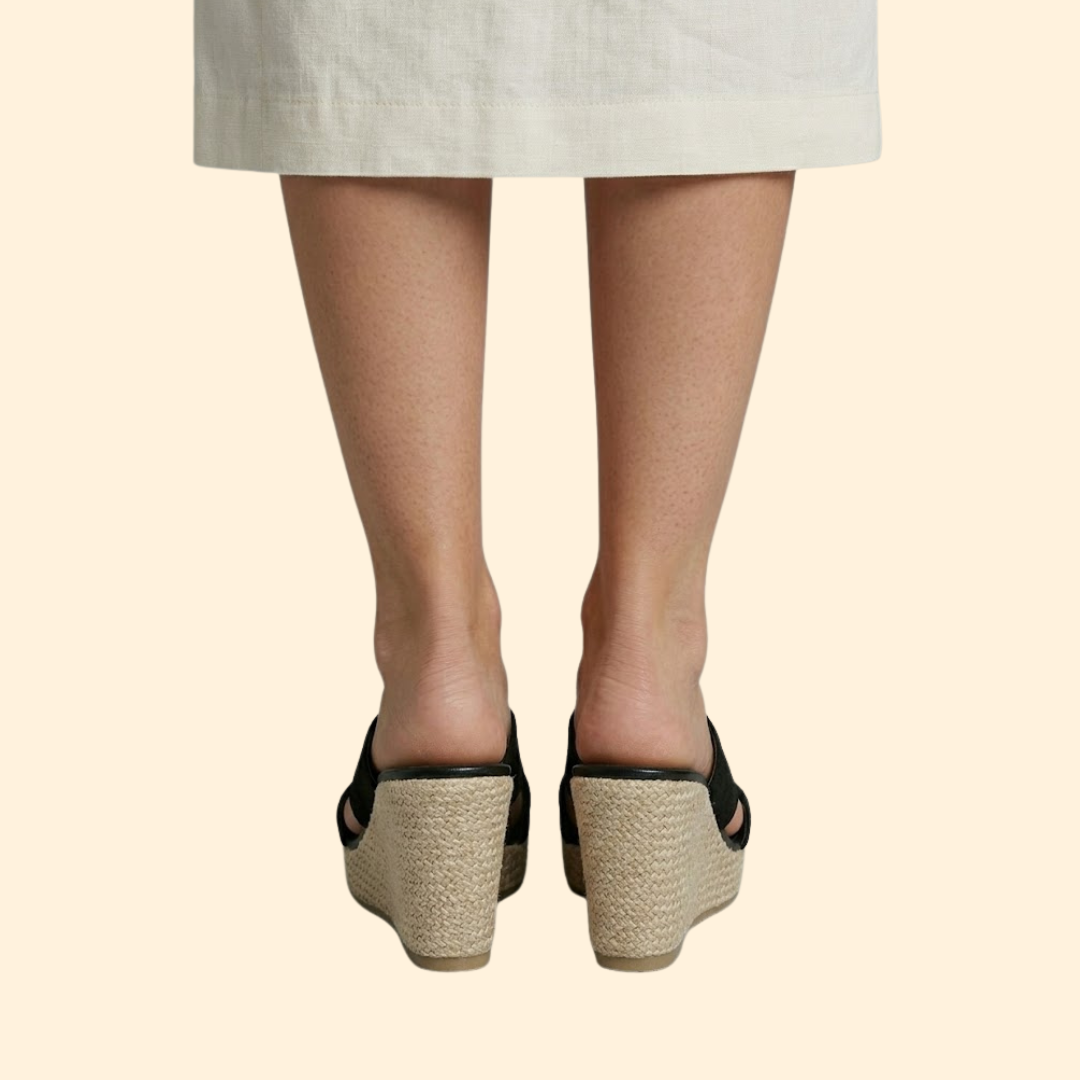 Women's Wedge Sandals with Straps