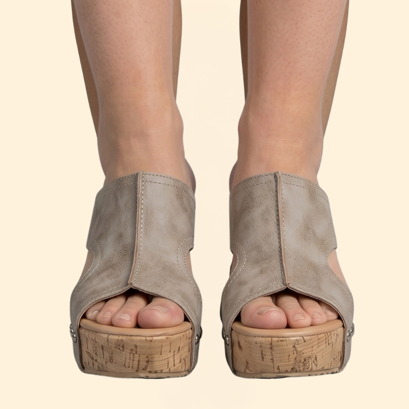 Women's Wedge Sandals with Studs