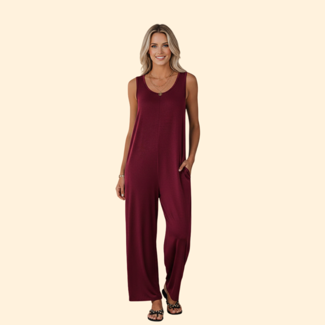 Women’s Wide-Leg Jumpsuit with Casual Fit