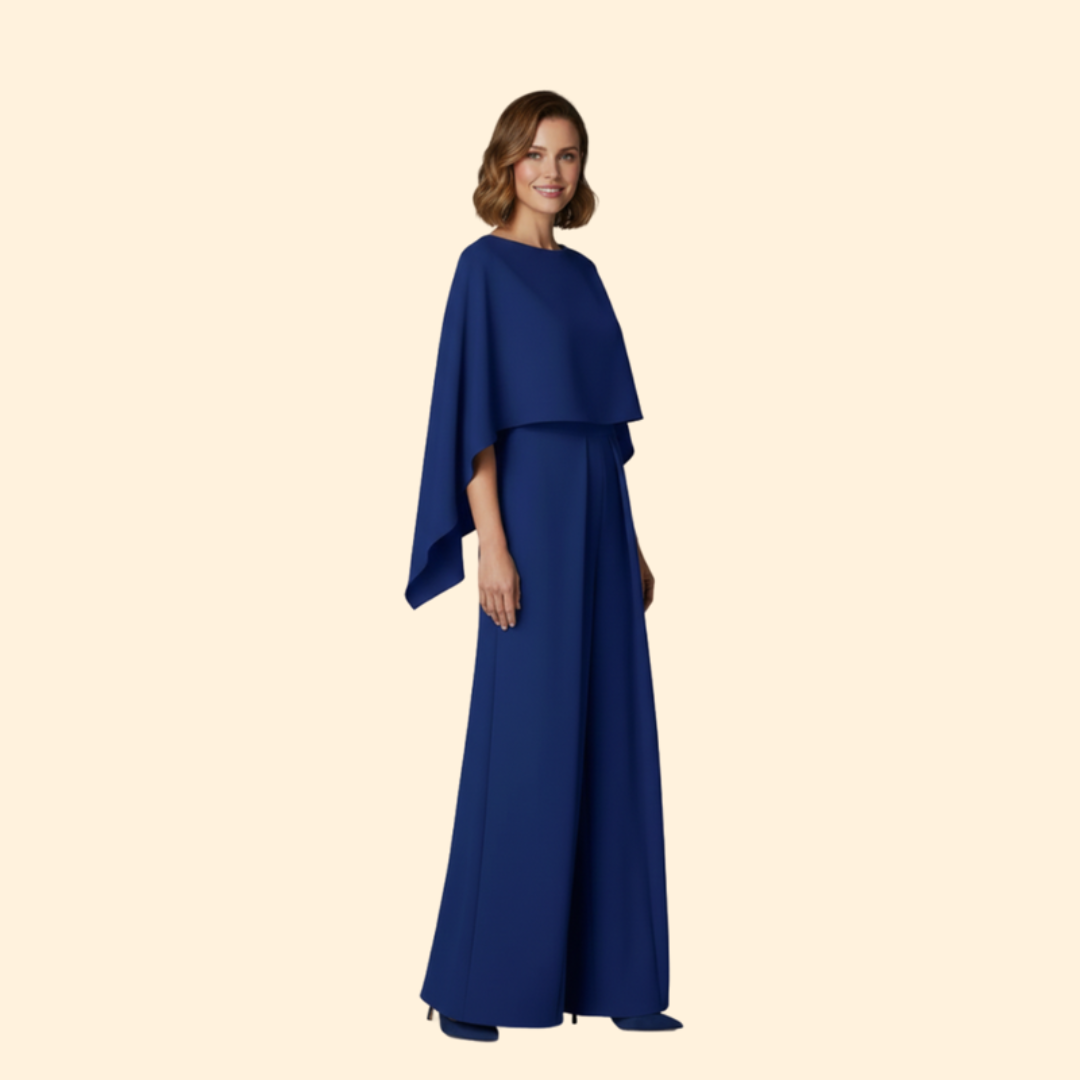 Women’s Wide-Leg Jumpsuit with Long Sleeves