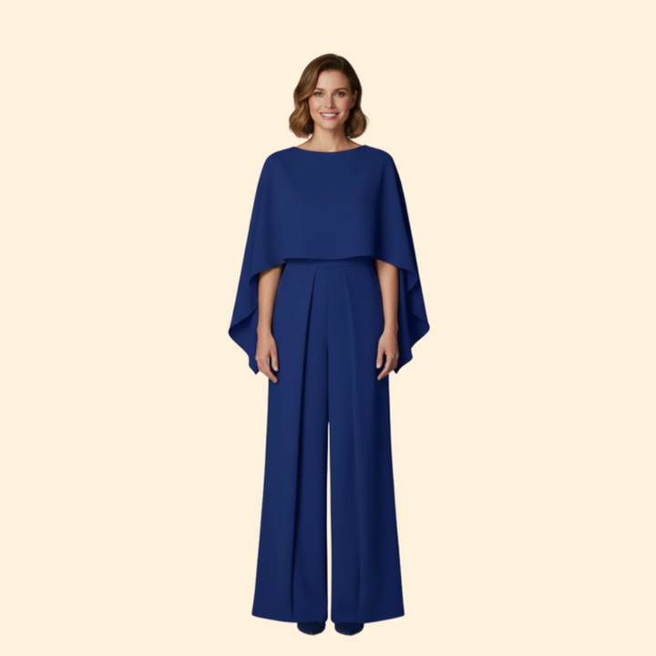 Women’s Wide-Leg Jumpsuit with Long Sleeves