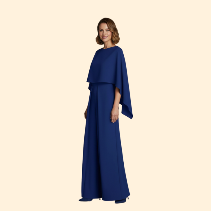 Women’s Wide-Leg Jumpsuit with Long Sleeves