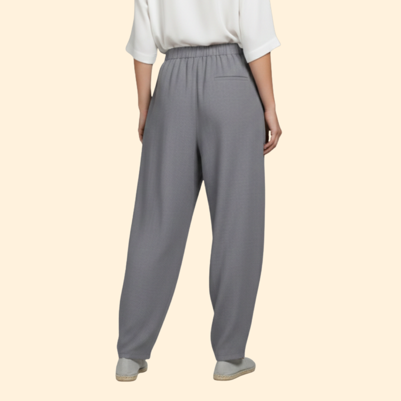 Women’s Relaxed Fit Pants with Elastic Waistband