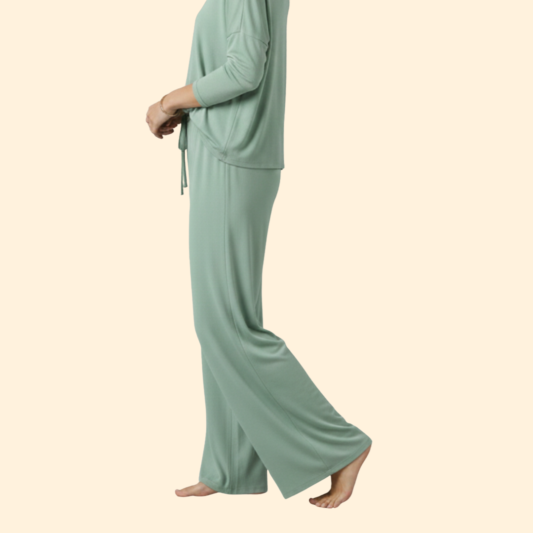 Women’s Wide-Leg Pants with High Waist