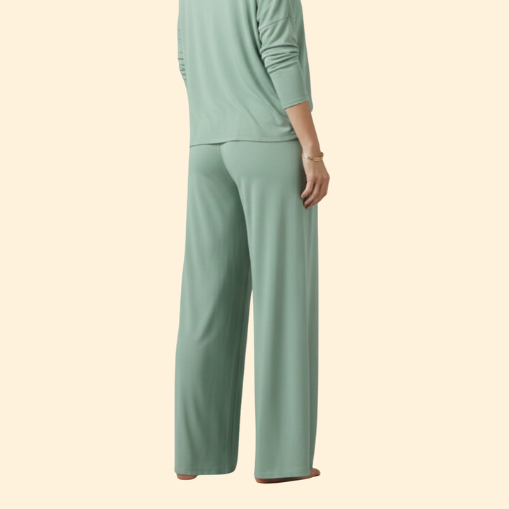 Women’s Wide-Leg Pants with High Waist