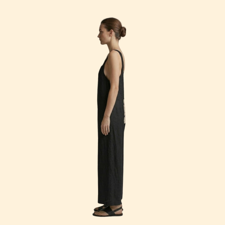 Women’s Wide Leg Jumpsuit with Floral Print