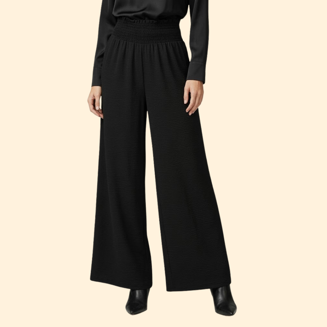 Women’s Wide Leg Palazzo Pants with Side Slit
