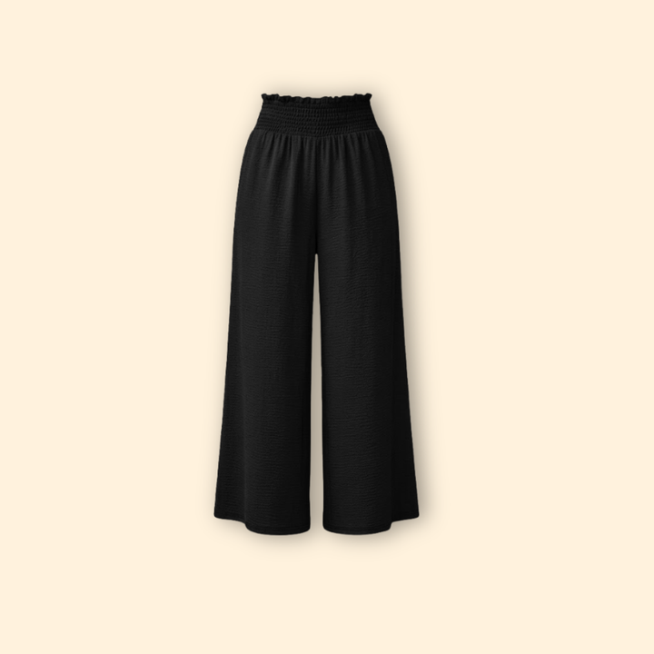 Women’s Wide Leg Palazzo Pants with Side Slit