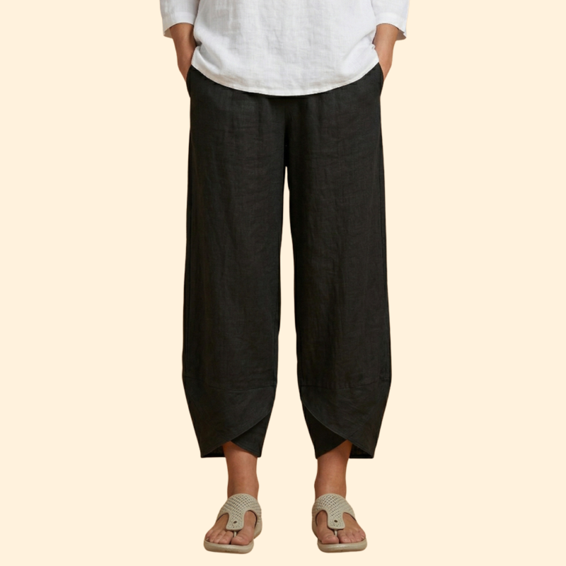 Women’s Wide Leg Pants with Tulip Hem
