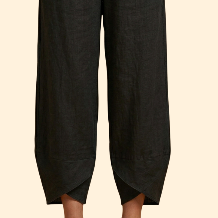 Women’s Wide Leg Pants with Tulip Hem