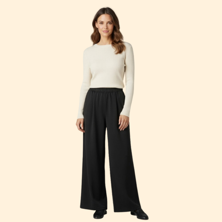 Women’s Wide Leg Trousers with High Waist