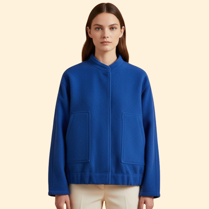 Women’s Jacket with Front Patch Pockets