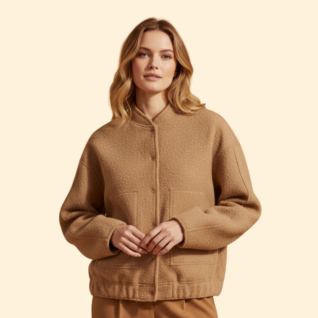 Women’s Jacket with Front Patch Pockets