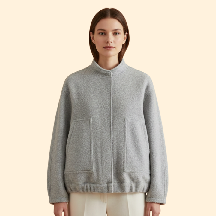 Women’s Jacket with Front Patch Pockets